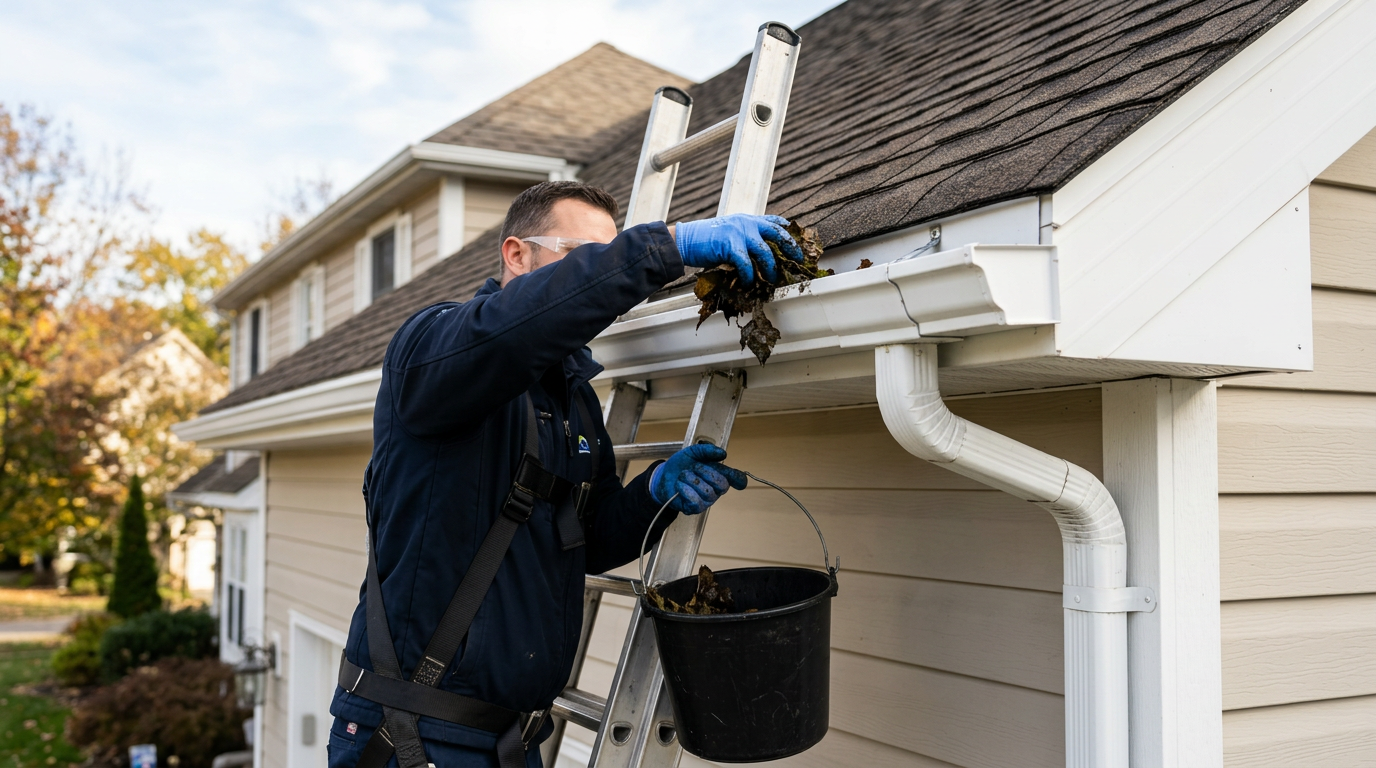 Guttering service by Atlas Roofing & Building