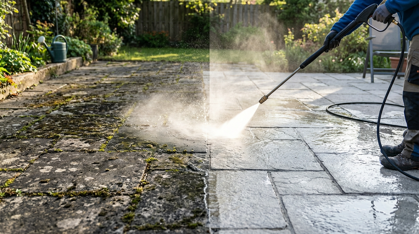 Jet Washing service by Atlas Roofing & Building
