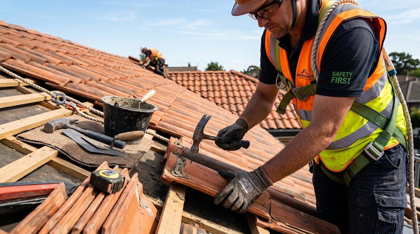 Roofing service by Atlas Roofing & Building